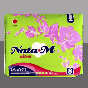Прокладки гигиенические NATAM Ultra Extra Soft SМ240ТС 8шт