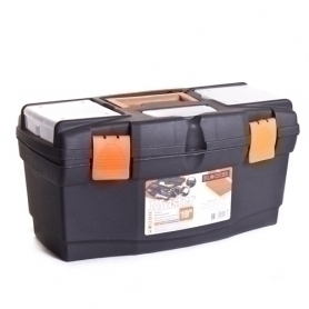 Ящик для инструментов BLOCKER Master, 19', 49*25*25 см, серо-свинцовый/оранжевый