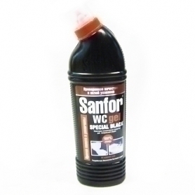 Средство для чистки унитаза SANFOR Black 750мл
