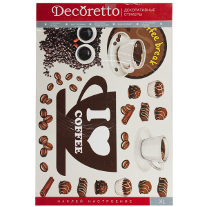 Наклейки интерьерные Decoretto Кофе OI 5001