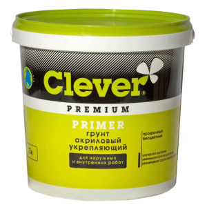 Грунтовка Clever PRIMER укрепляющая (3кг)