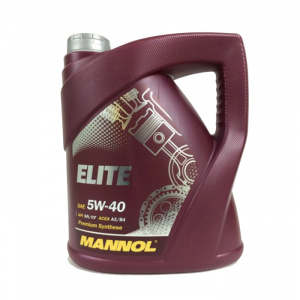 Масло моторное MANNOL Elite PAO, SN 5W/40, синтетическое, 4л