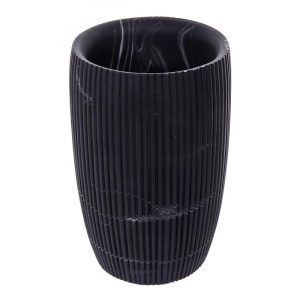 Стакан RAINDROPS Агат, керамика с полимер. покрытием, черный (BPO-1104C)