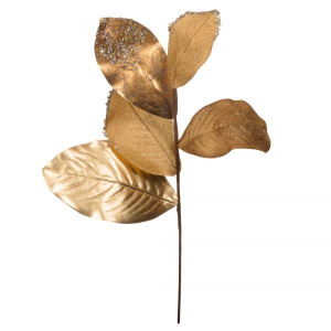 Растение искусственное золотой металл h-58см