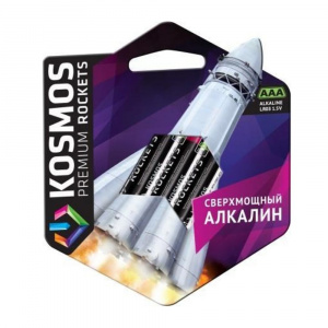 Батарейка алкалиновая KOSMOS premium ROCKETS LR03 / AАA (блис 4)