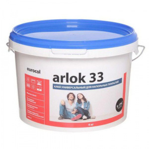 Клей для напольных покрытий EUROCOL Arlok 33, 4.0кг