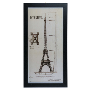 Картина интерьерная TODI Paris 20х40см YM1298