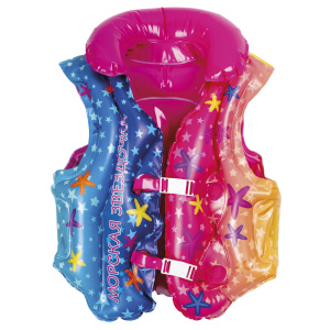 Жилет надувной для плавания PLAYMARKET для детей старше 5-ти лет 56х46см (91961) ПВХ, полипропилен