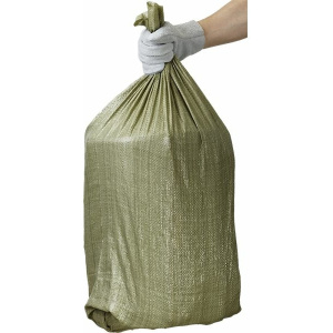 Мешок полипропиленовый зеленый 55*95см для строительного мусора