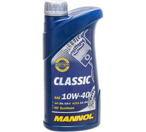 Масло моторное MANNOL Classic, SM 10W/40, полусинтетическое, 1л