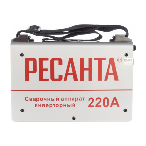 Аппарат сварочный РЕСАНТА инверторный САИ220, 220В,мах30А,220А,28В,5мм электрод,4.9кг
