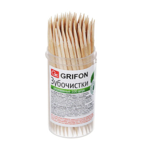 Зубочистки деревянные GRIFON 400-002 100шт