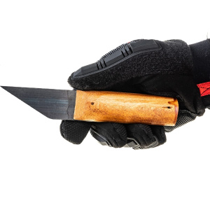 Нож сапожный RUS, деревянная рукоятка, 170мм
