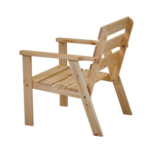Кресло деревянное БИРКА/Ньюпорт 66*62*76 см, сосна неокрашенная