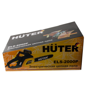 Пила цепная электрическая HUTER  ELS-2000P, 40 см.,2000 Вт., 13,6 м/сек