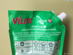 Гель для стирки белья VILOR для цветных тканей 3228 1л