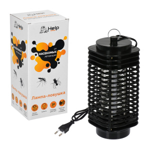 Лампа-ловушка HELP  для уничтожения летающих насекомых 220В 28см
