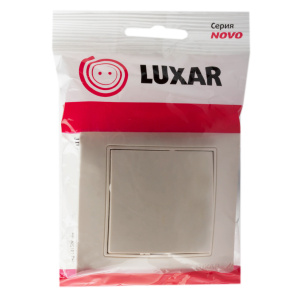Выключатель LUXAR Novo 1-клавишный кремовый, 250В 10А (02.001.04)