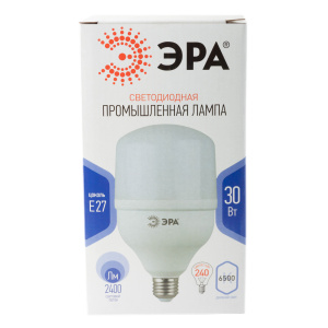 Лампа светодиодная ЭРА Power Е27 30W T100 6500К диод, колокол
