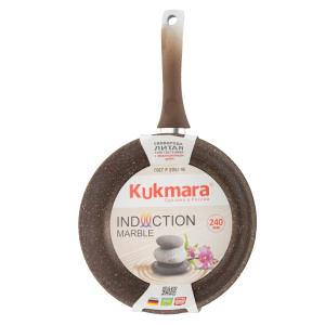 Сковорода KUKMARA Marble Induction 24см индукционное дно