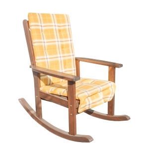 Кресло-качалка ОЛИВЕР 100*68*95 см, сосна окрашенная +подушка