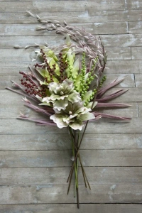 Цветок из фоамирана Вещицы Пион зимний h-40cм