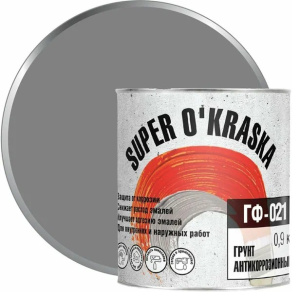 Грунт ЛАКРА ГФ-021 super okraska серый (0,9кг)