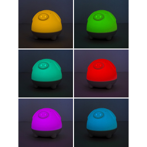 Ночник ЛЮЧИЯ Мяшки-светяшки  Свинка Хрю (123 LED-RGB) аккуммулятор таймер