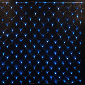 Гирлянда новогодняя 120 LED Сетка 1,5х1,5мм синий