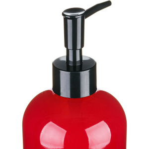 Дозатор для жидкого мыла MOROSHKA Graffity, 8х8х17,5 см, красный