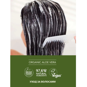 Шампунь-скраб для волос и кожи головы ECOLATIER Organic aloe vera Очищение&Детокс 300мл