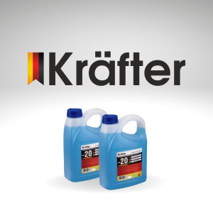 Жидкость стеклоомывающая KRAFTER -20, 3л