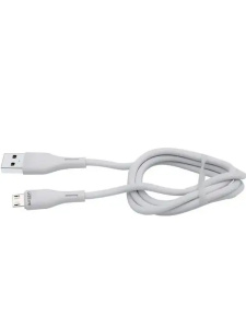 Кабель HD, USB 2.0 lightning, белый. 1.2м, 2.1A