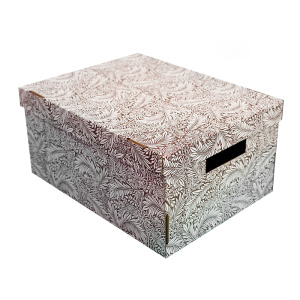 Коробка для хранения с крышкой Мелисса 37х28х180см кофейный