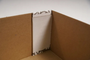 Коробка для хранения с крышкой Листья Серые 32х26х170см