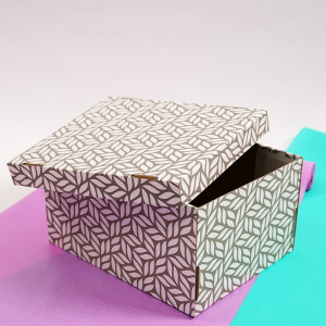 Коробка для хранения с крышкой Орнамент 32х26х170см
