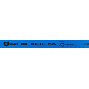 Полотно ножовочное GRAFF Bi-metal Master по металлу, 300*12.7*0.62мм