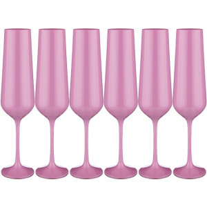 Набор бокалов для шампанского BOHEMIA CRYSTAL Сандра D5123 200мл 6шт