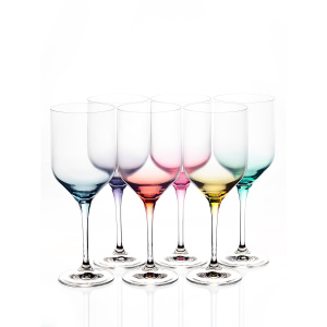 Набор бокалов для вина BOHEMIA CRYSTAL Ума D5195 400мл 6шт