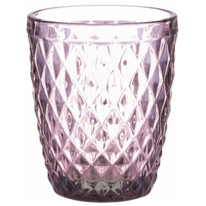 Набор стаканов для воды Ромб 200мл (6шт) фиолетовый