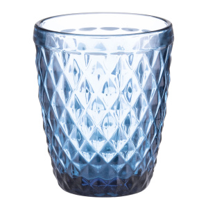 Набор стаканов для воды Ромб 200мл (6шт) синий