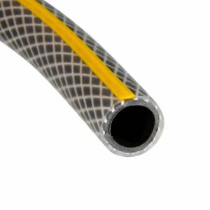 Шланг поливочный ULTRA BLACK (ТЭП) армированный, с прозрачным наружним слоем, 1/2, 25 м