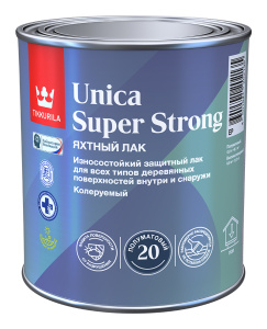 Лак универсальный TIKKURILA UNICA SUPER STRONG EP п/мат. (0,9л)