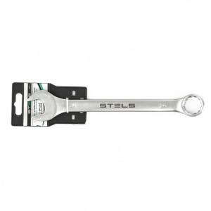 Ключ комбинированный STELS, CrV, 24мм, матовый хром