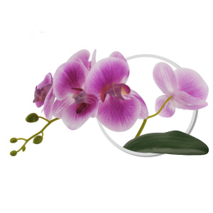 Цветок искусственный NATAM Орхидея в горшке RA21-19126-069 10.5х10.5х40см