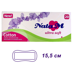 Прокладки ежедневные NATAM Ultra Soft P155C2 20шт