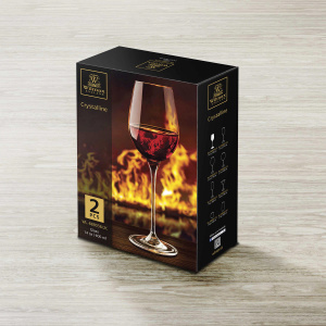 Набор бокалов для вина WILMAX 888036/2С 400мл (2шт)