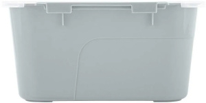 Контейнер для хранения с крышкой BERGEN S 0,8л серый шторм
