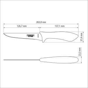 Нож обвалочный TRAMONTINA Affilata 12,5см