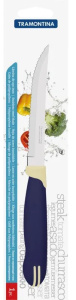 Нож кухонный TRAMONTINA Multicolor для стейка с зубчиками 12,5см синий